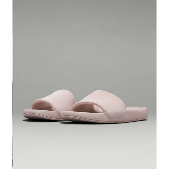 Lululemon Womens Restfeel Slides Misty Pink Cushioned Slip-On Comfort Size 12 - Picture 1 of 3